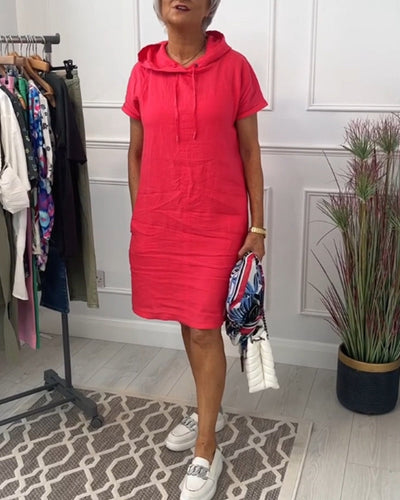 Ava | Casual Cotton Hoodie Dress