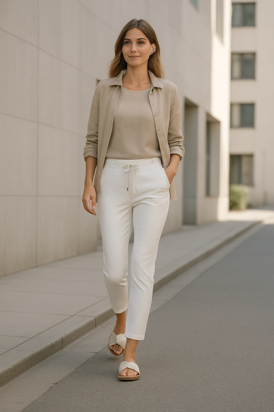 Isla | Casual Solid Pencil Pants