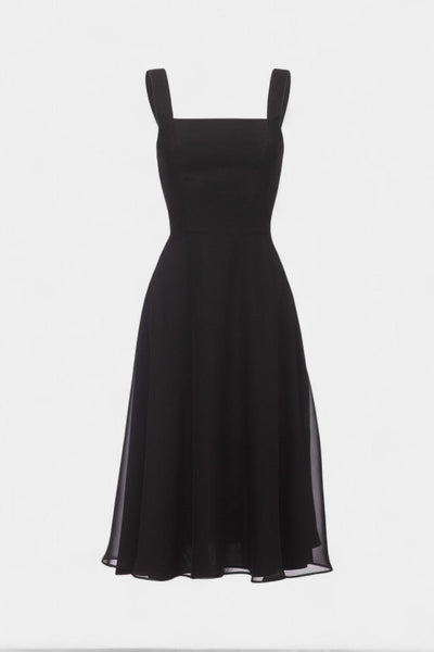 Mary | Sleeveless Fit and Flare A-Line Midi Dress