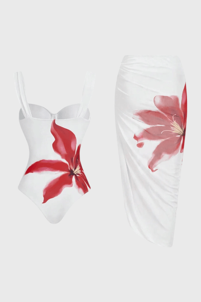 Sarah Floral Two-Piece Swim Set