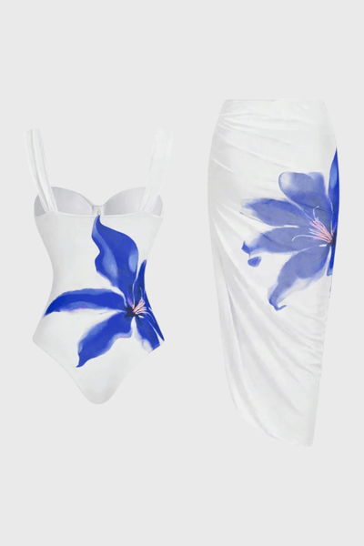Sarah Floral Two-Piece Swim Set