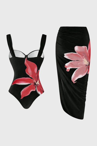 Sarah Floral Two-Piece Swim Set